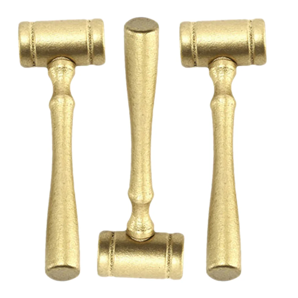 3 Pcs Judge Hammer Children\'s Toy Mini Wooden Kids Toys Gavel Prop Auction Clothing Hammers