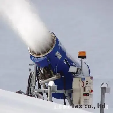 Large Outdoor Snow Making Machine Gun Snowflake Show Snow Park Artificial Snow Human Made Snow Factory Ski Resort Snowfall