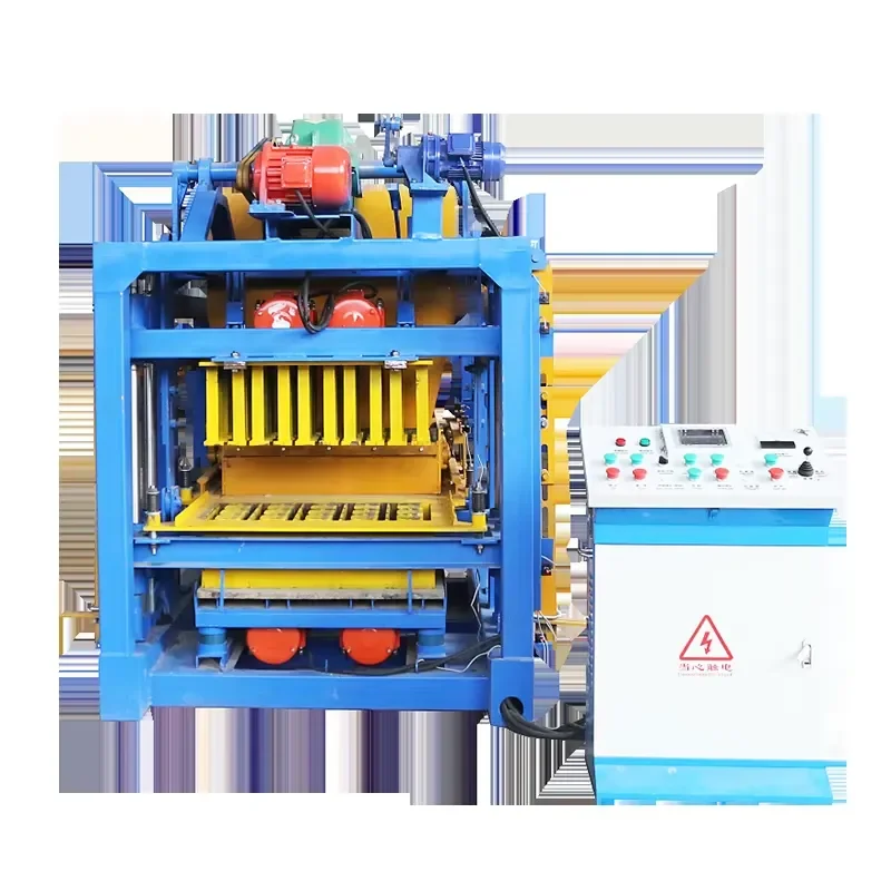 QTJ4-28 Automatic Concrete Block Machine Brick Making Machinery