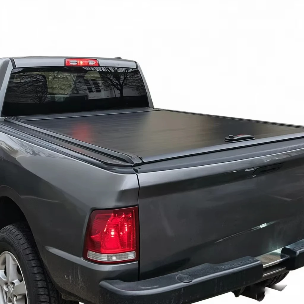 OEM/ODM Hard Aluminum Manual Tonneau Cover for Dodge Ram 1500 NP300 Ranger 5.7FT/6.4FT 4x4 Pickup Truck Bed Protection