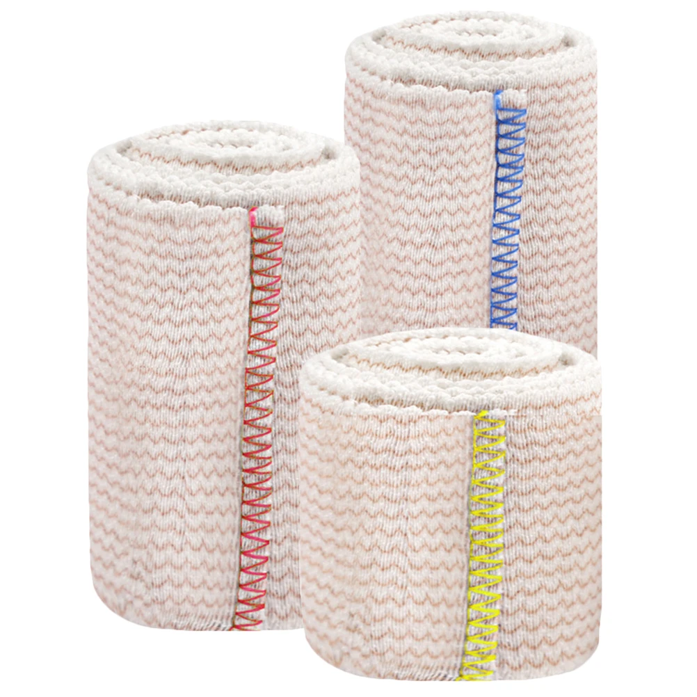 

3pcs Elastic Bandage 10cmx45m Blue 75cmx45m Red 5cmx45m Yellow Comfortable Wrap Wrist Ankle Sprains Sports Protection Leg