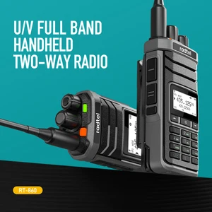 Radtel RT-860 Multi Band Ham Radio HF UHF VHF Dual Band con AM USB LSB CW CB LW MW SW SSB Recepción, 1024 canales, 2000máh Bat 6 mejores ventas VHF UHF Transceptor - №5