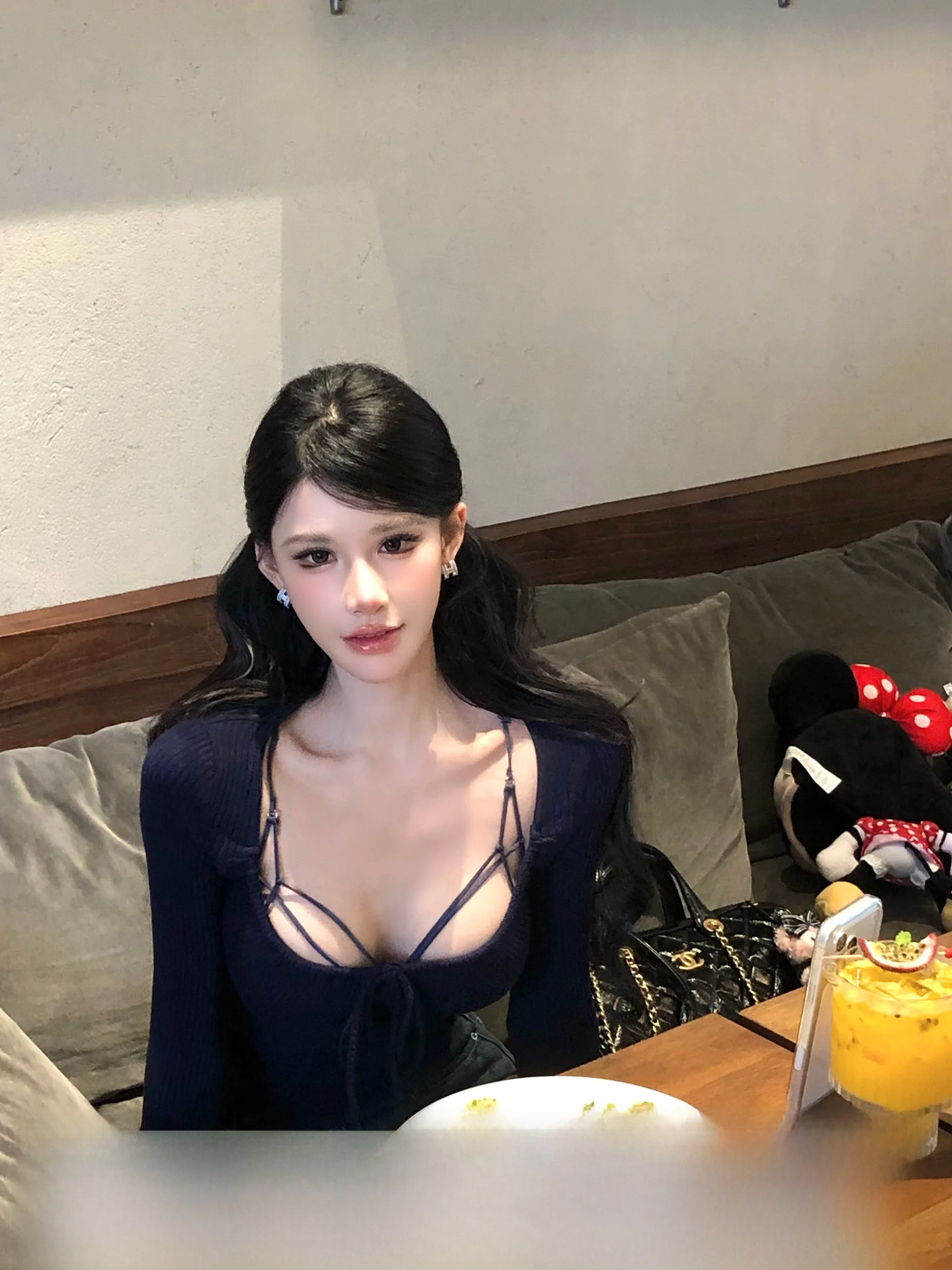 

Сексуальный вязаный женский базовый топ с длинным рукавом для клуба, уличный стиль, комфортная посадка, топ-боди