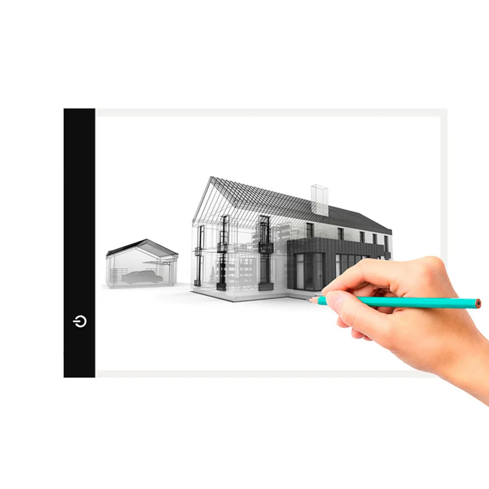A5 LED Copy Plate Professional Drawing Board with 1.5m USB Cable Bright Flicker Light Lightweight Sketching Tool
