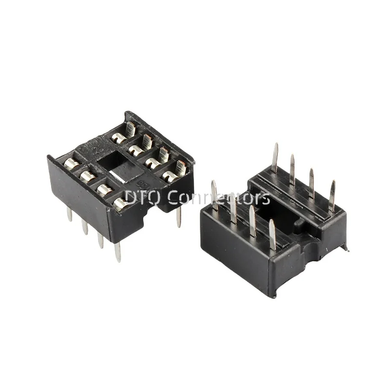 10PCS IC Sockets 6 8 14 16 18 20 24 28 32 40 Pin Connector DIP Socket DIP6 DIP8 DIP14 DIP16 DIP18 DIP20 DIP24 DIP28 DIP40 Pins