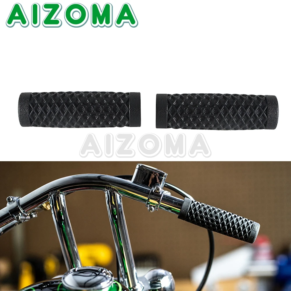 Universal 1 INCH Handlebar 25/28MM Motorcycle Hand Grips Non-slip Rubber Grips For Honda Yamaha Suzuki BMW Kawasaki Harley