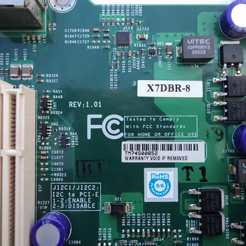 For X7DBR-8 NF280D Server Motherboard Dual-channel 771 Dual SCSI Interface