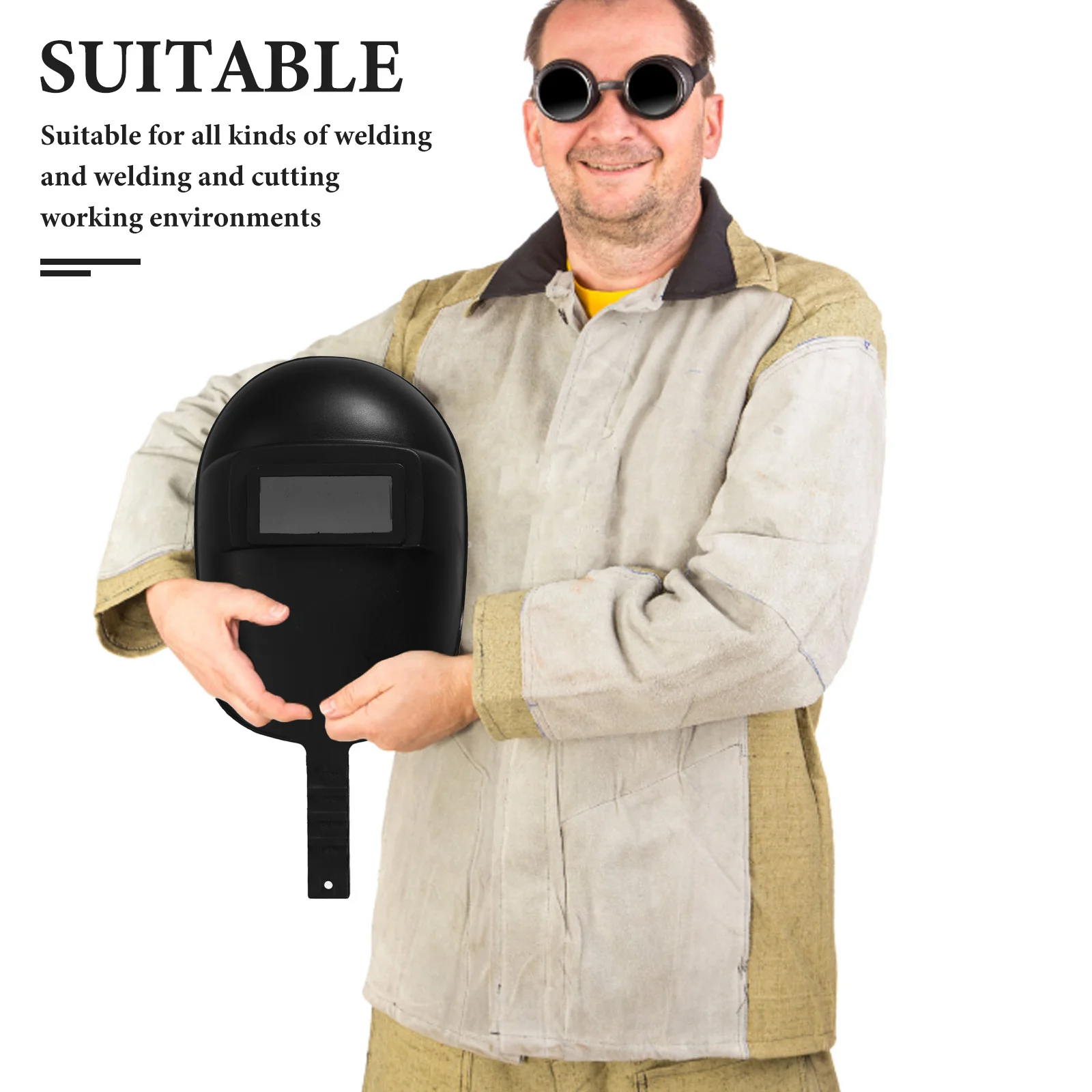 Welding Mask Handheld Shield Grinding Face Protector Auto-darkening Accessories Welder Hood