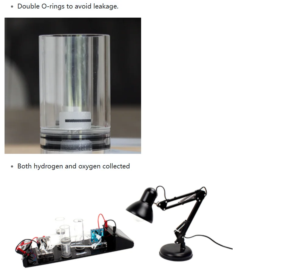 YIXIST YEL-3028A الهيدروجين O --- تجربة خلية وقود الأكسجين مجموعة تعليمية من تجربة التظليل الفيزيائي