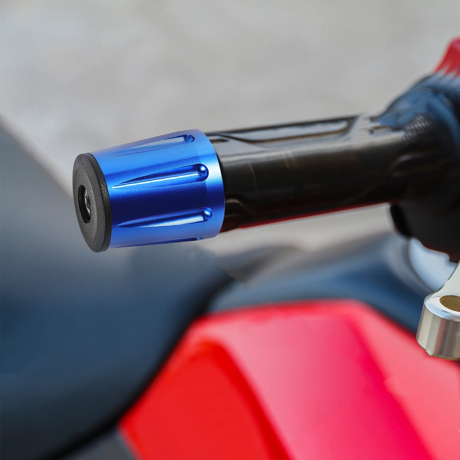 

Handlebar End Plugs Hand Grip Cap Motorcycle Dirt Bike Aluminum Iron Material Bar Ends Slider Caps dirt bike end motorcycle