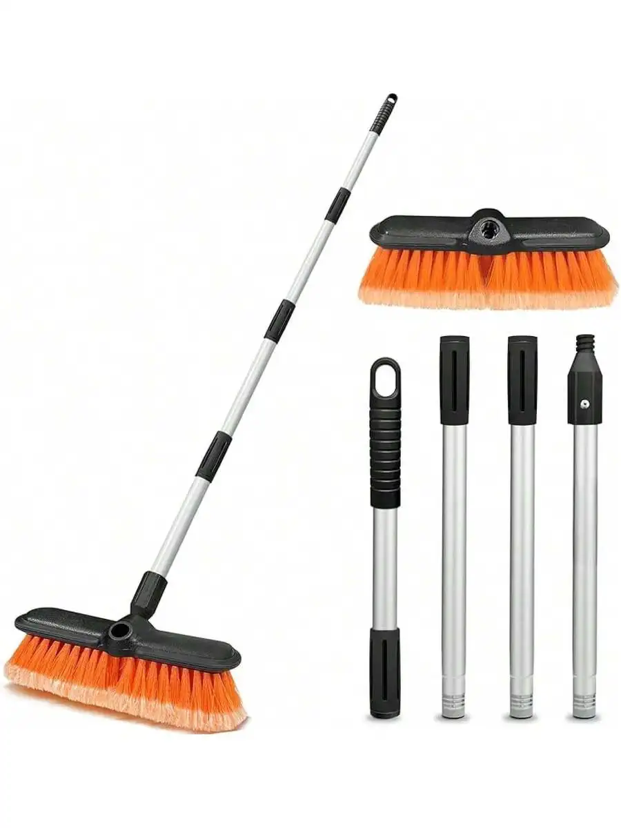 65 Car Wash Brush With Extension Pole, 10