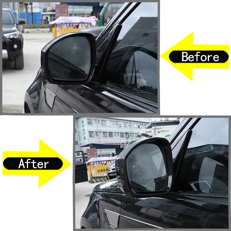 For Land Rover Discovery 4/5 LR4 LR5 For Range Rover Sport Car Exterior Side Mirror Frame Decoration Sticker Car Accessories