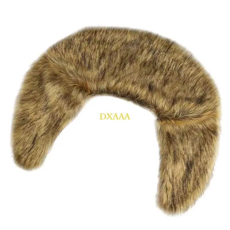 

DXAA Vikinges Faux Furs Shawl Warriour Cape Renaissances LARP Cosplay Costume Medieval Knight Mantle Shoulder Wrap Collar