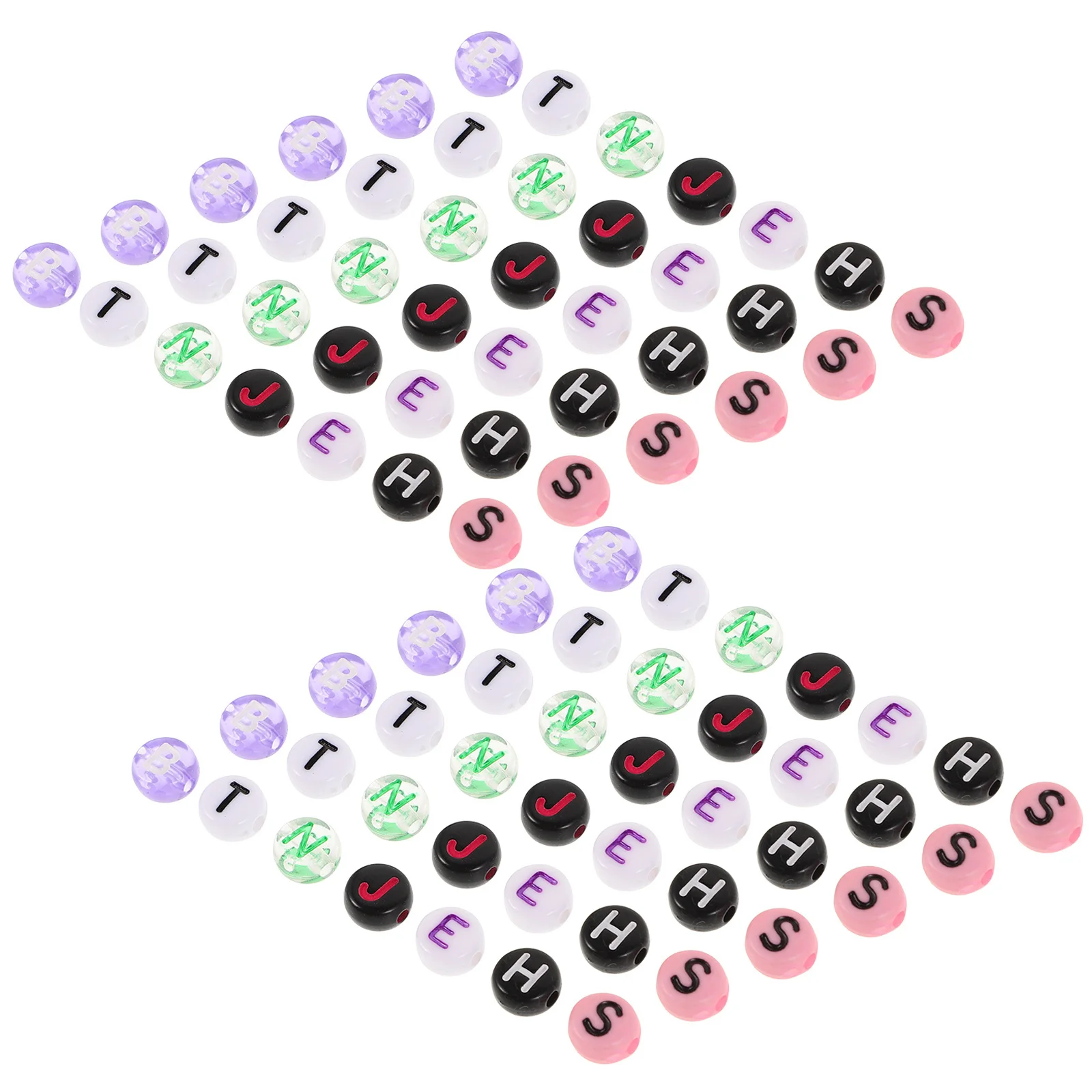 

700Pcs Alphabet Letter Beads Colorful Round Beads for Bracelets Jewelry Making DIY Friendship Charms Alphabet Letter Charms