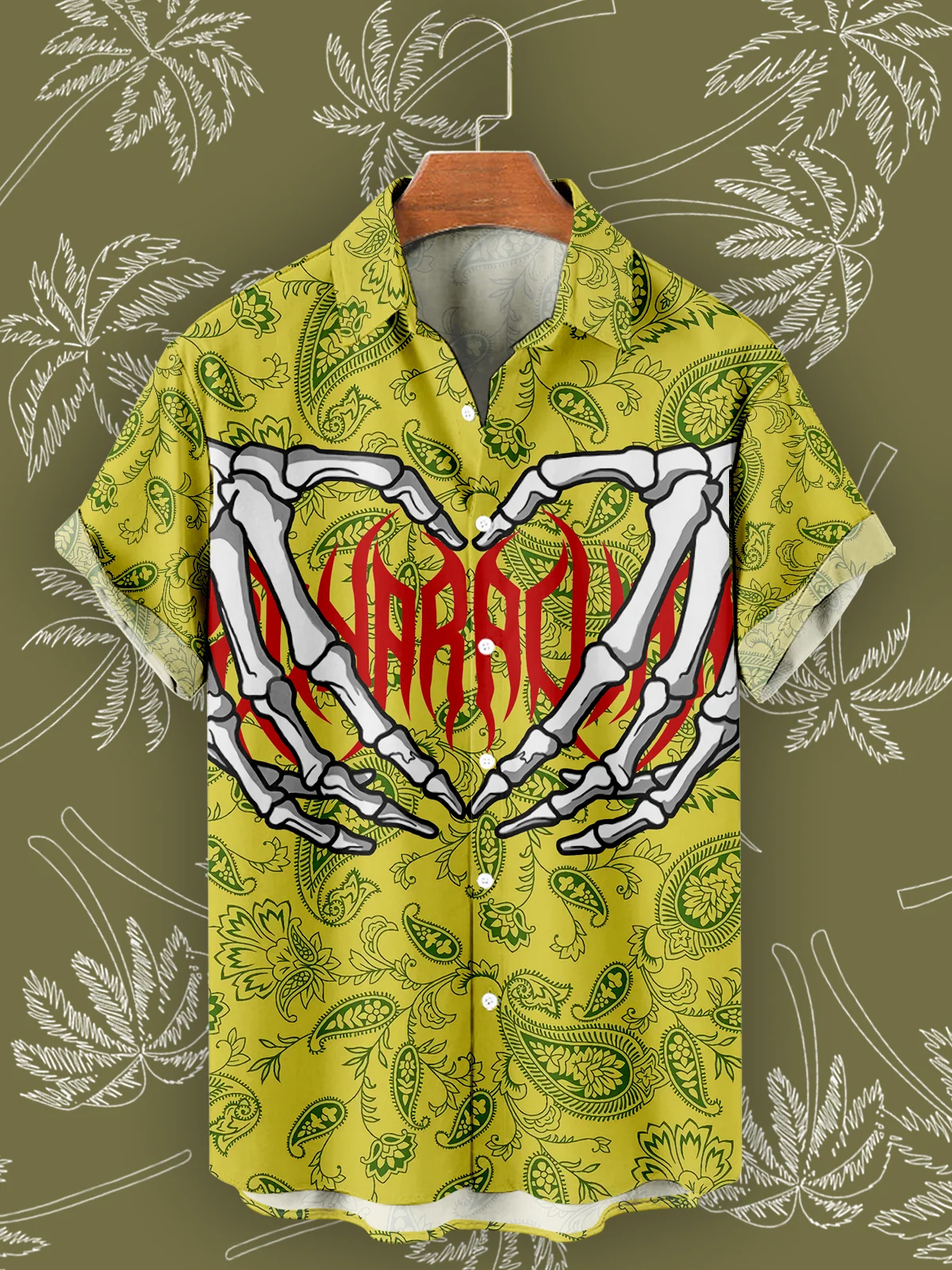 

Skull Hawaiian Beach Shirt Summer Fashion 2024 Street Style Short Sleeve Oversized Shirt Men's Casual Ropa Hombre