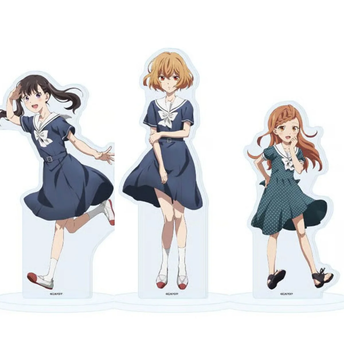 Anime Young Ladies Don t Play Fighting Games Keychain 15CM Acrylic Pendant Key Ring Holder Accessories for Otaku Gift