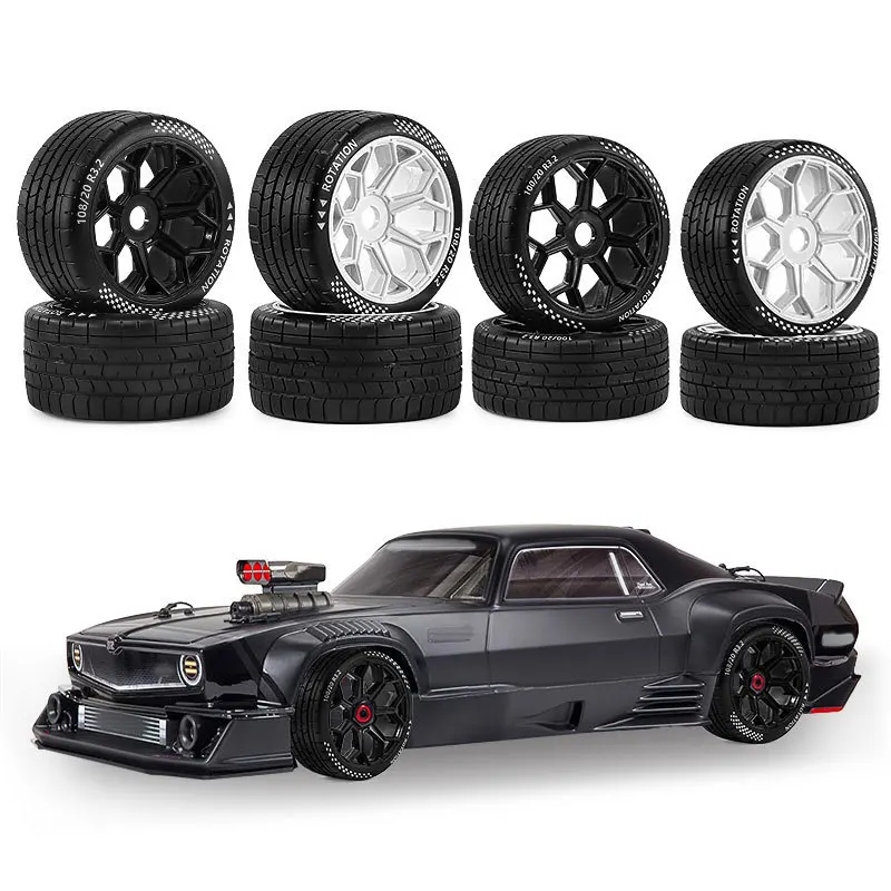 

GT Racing Tires Rally Tire для ARRMA 1/7 F1 KM 1/8 Hongnuo X3GT RC Car Metal Upgrade OP Аксессуары Запчасти