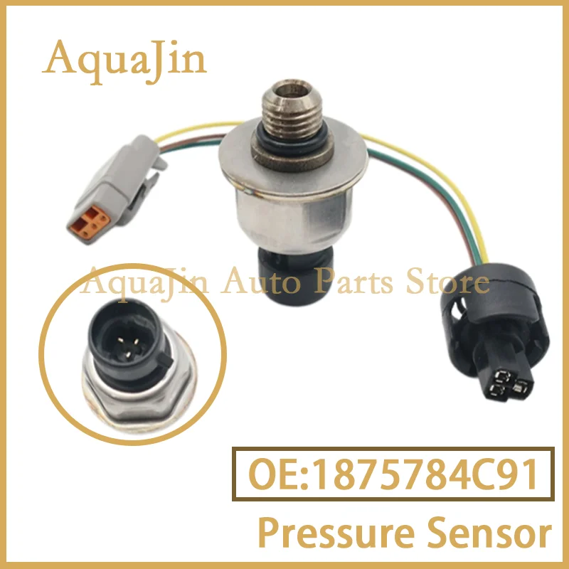 

1875784C91 Pressure Sensor For International ProStar DuraStar WorkStar IC Corporation 1300 FBC CE DT 9 10 OE 3PP6-21 1875784C92