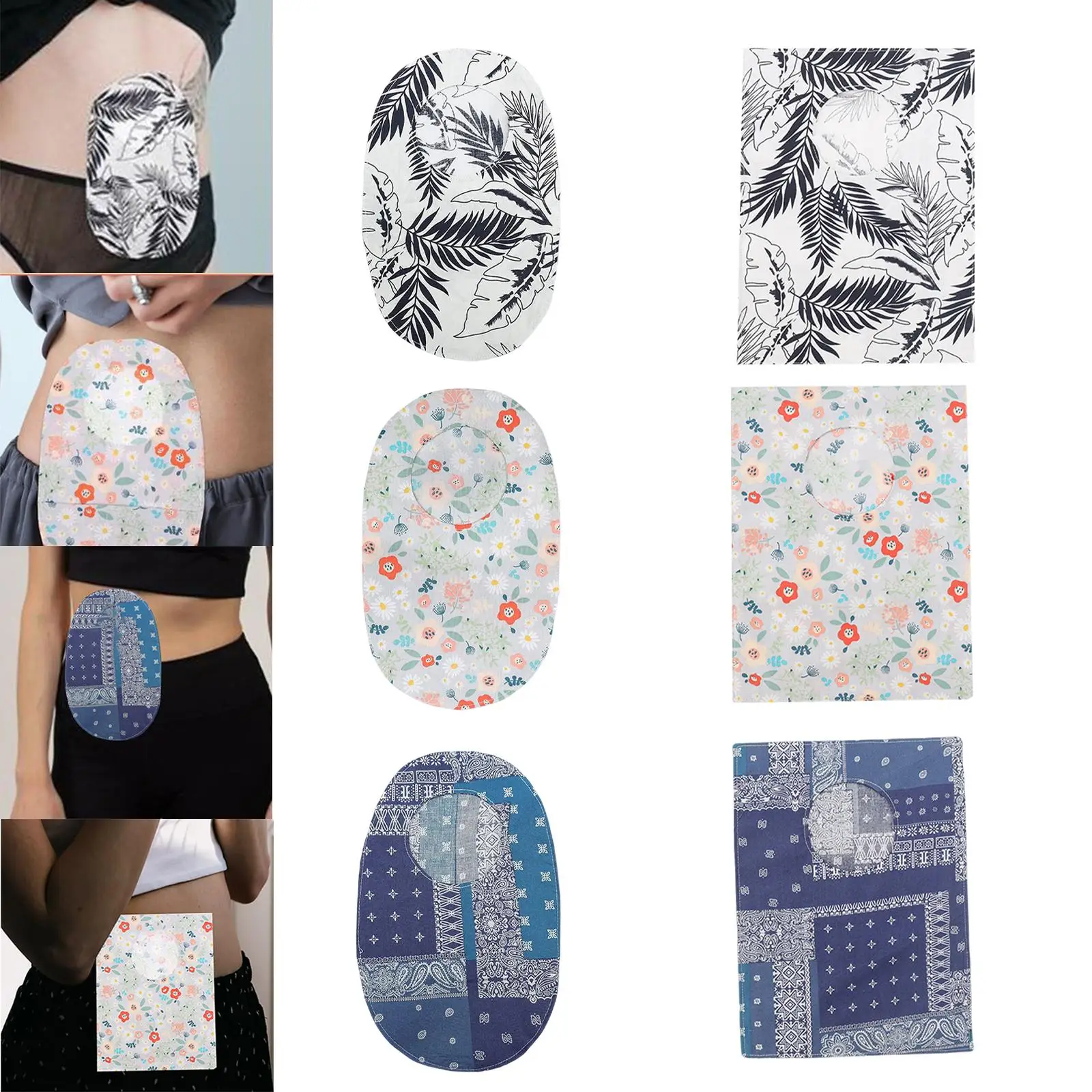 منتجات سلس البول كيس القولون القابل للتصرف غطاء ستوما لستومي فغرة الفغرة