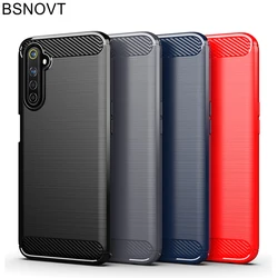 Shockproof Carbon Fiber Cover For OPPO Realme 6 Case OPPO Realme 6 6S 7 8 Pro C11 C21 Silicone Back Case For OPPO Realme 6 Pro