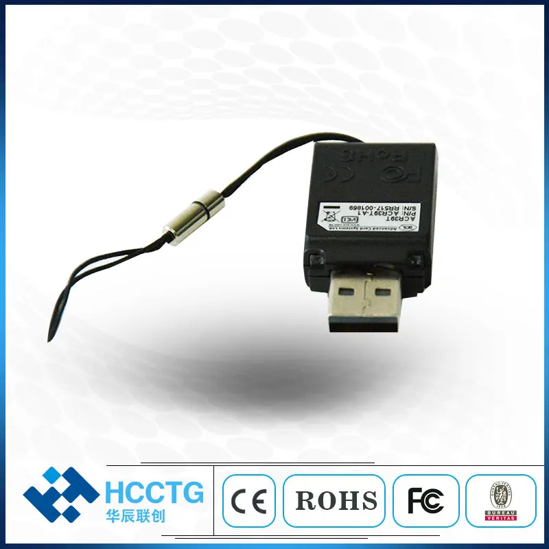 PC SC Compliant USB EMV ISO 7816 Smart Card Reader ACR39T-A1