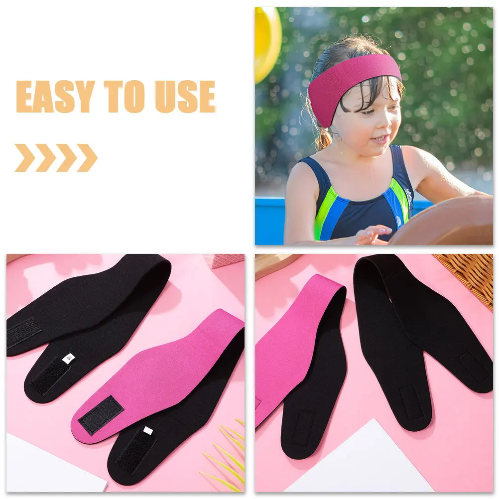 3 قطع من عصابات رأس السباحة متعددة الاستخدامات، أغطية أذن مريحة مقاومة للماء لحماية الأذن للسباحة والغوص واليوجا وإكسسوارات التمارين #6