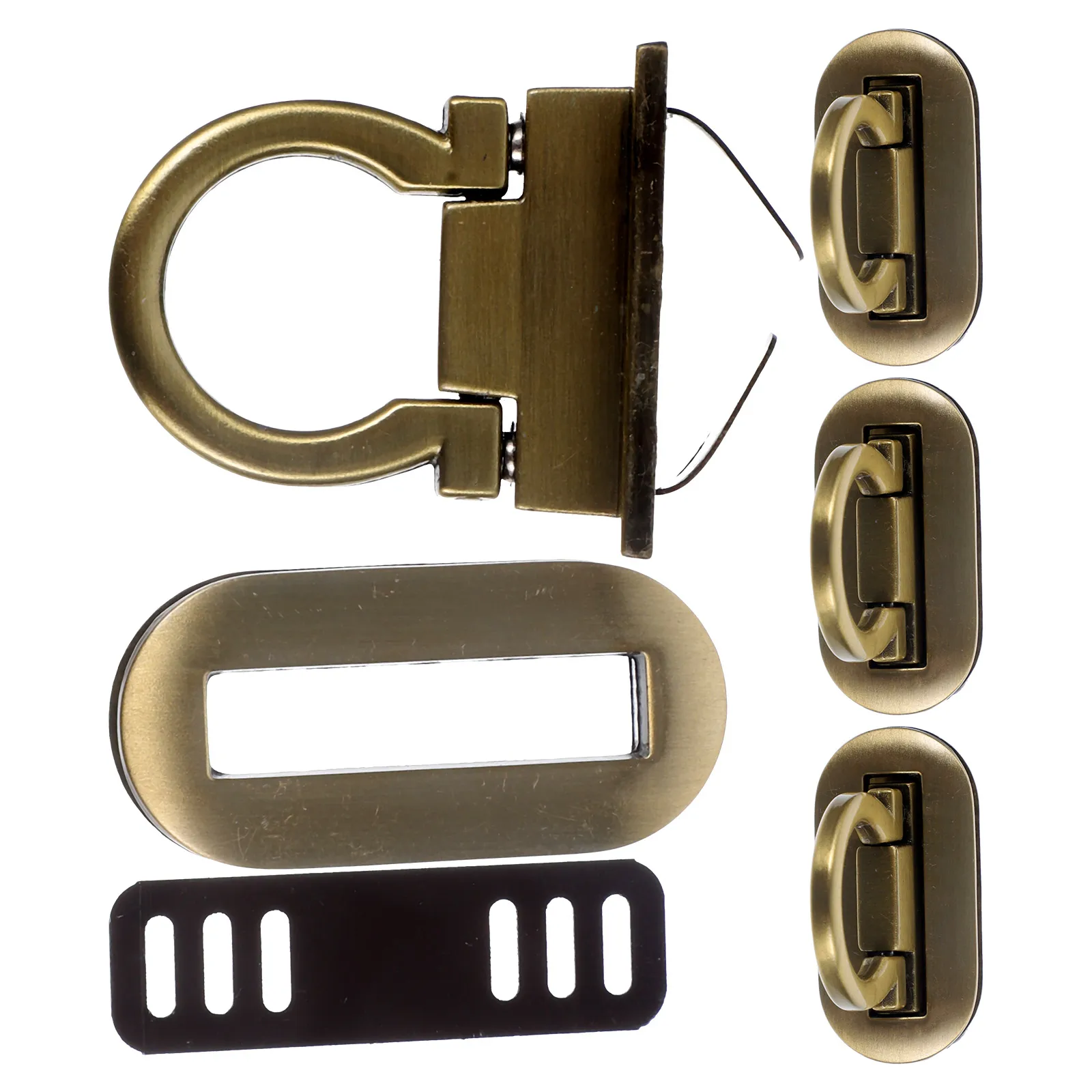 

4 PCS Lock Accessories Locks Key Latches Padlock Padlocks Suitcase Clutch Mortise