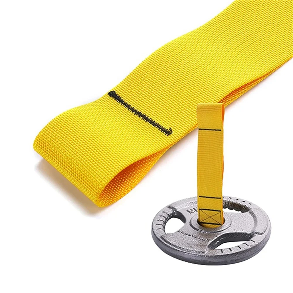 

Dumbbell Loading Strap Heavy Duty Wear-resistant Weightlifting Fitness Strap Loading Pin Arm Wrestling Training Belt For Workout