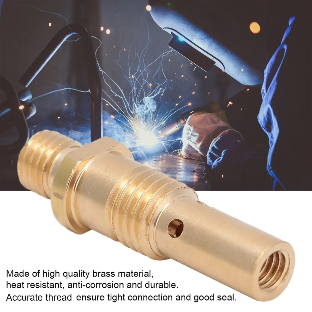 Brass MIG Welding Gun Gas Diffuser M9x1.25 Threading 35-50 Size Gas Diffuser For Welding Gun MIG Diffuser Parts