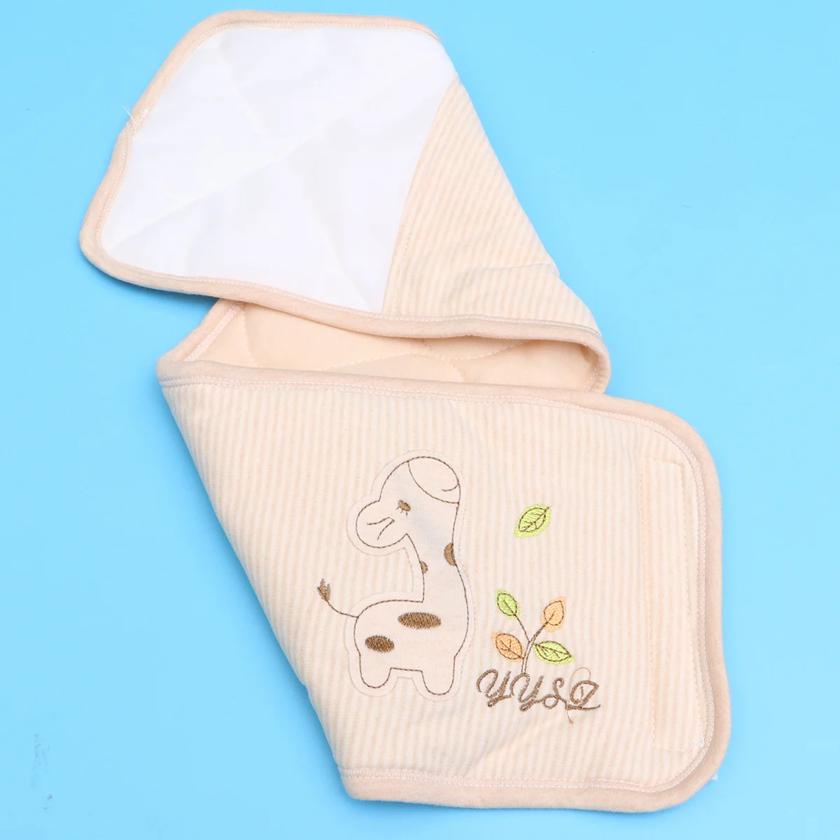 

1Pcs Baby Belly Band Newborn Bellyband Cotton Cartoon Umbilical Protector Size M Apricot for Infant Stomach Warm Protection