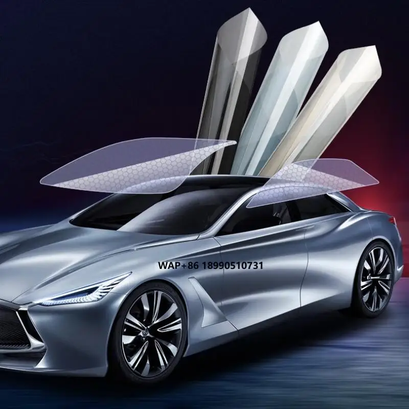 

Высококачественная магнетронная пленка для тонирования солнечных батарей из ПЭТ, горячая распродажа, взрывозащищенная тонировка окон автомобиля с 8-летней гарантией