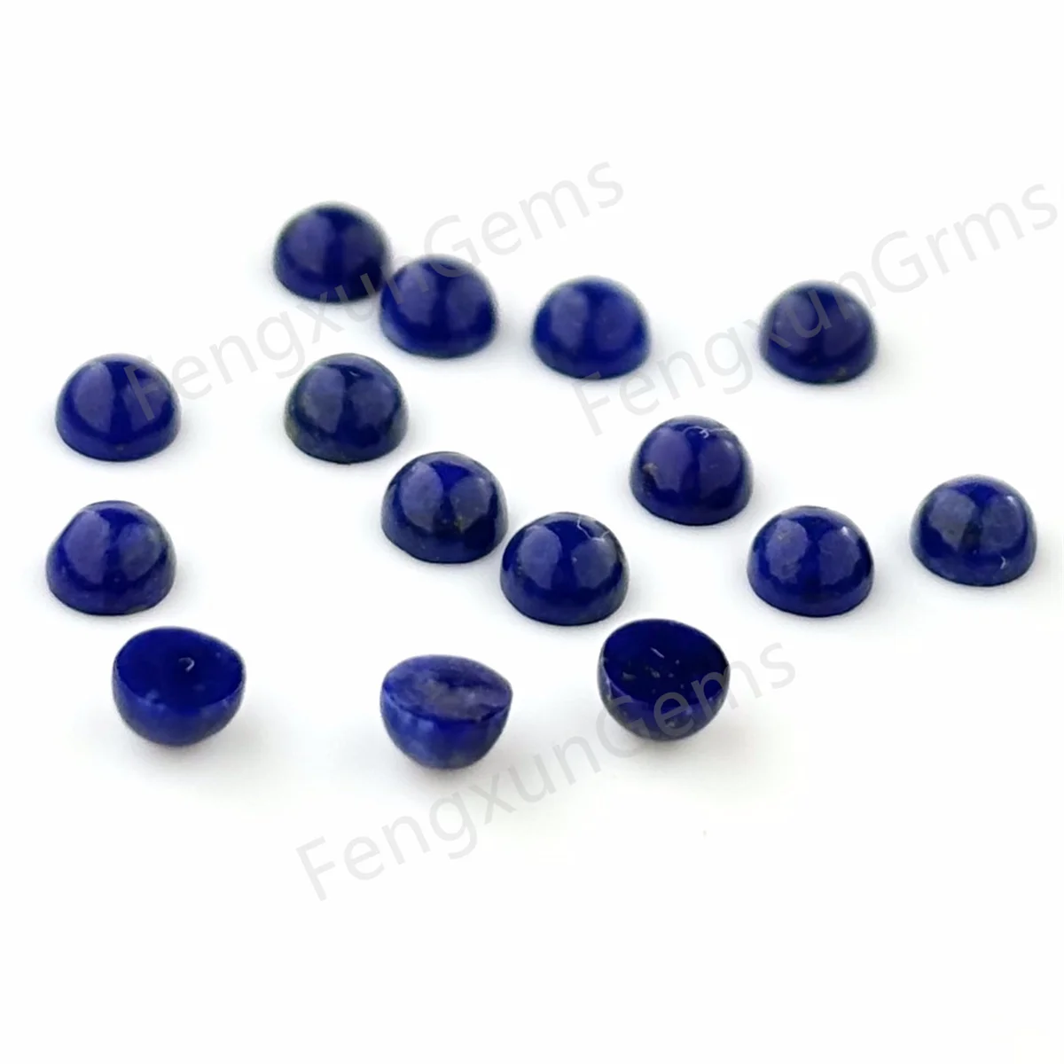 1.5~5.5mm Natural Stone Lapis Lazuli Afghanistan mines Area Loose Round Cabochon Bead for Bracelet DIY