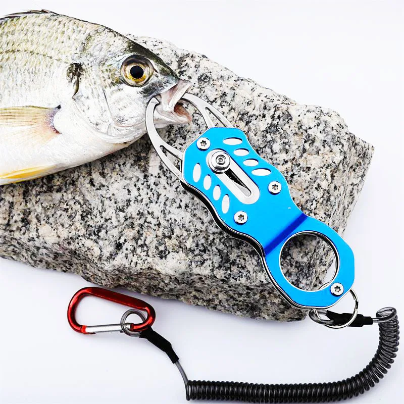 10PCS Fishing Outdoor Portable Lock Fishing Gripper Portable Fish Grip Lip Clamp Tool Fish Controller Plier Accessoryer