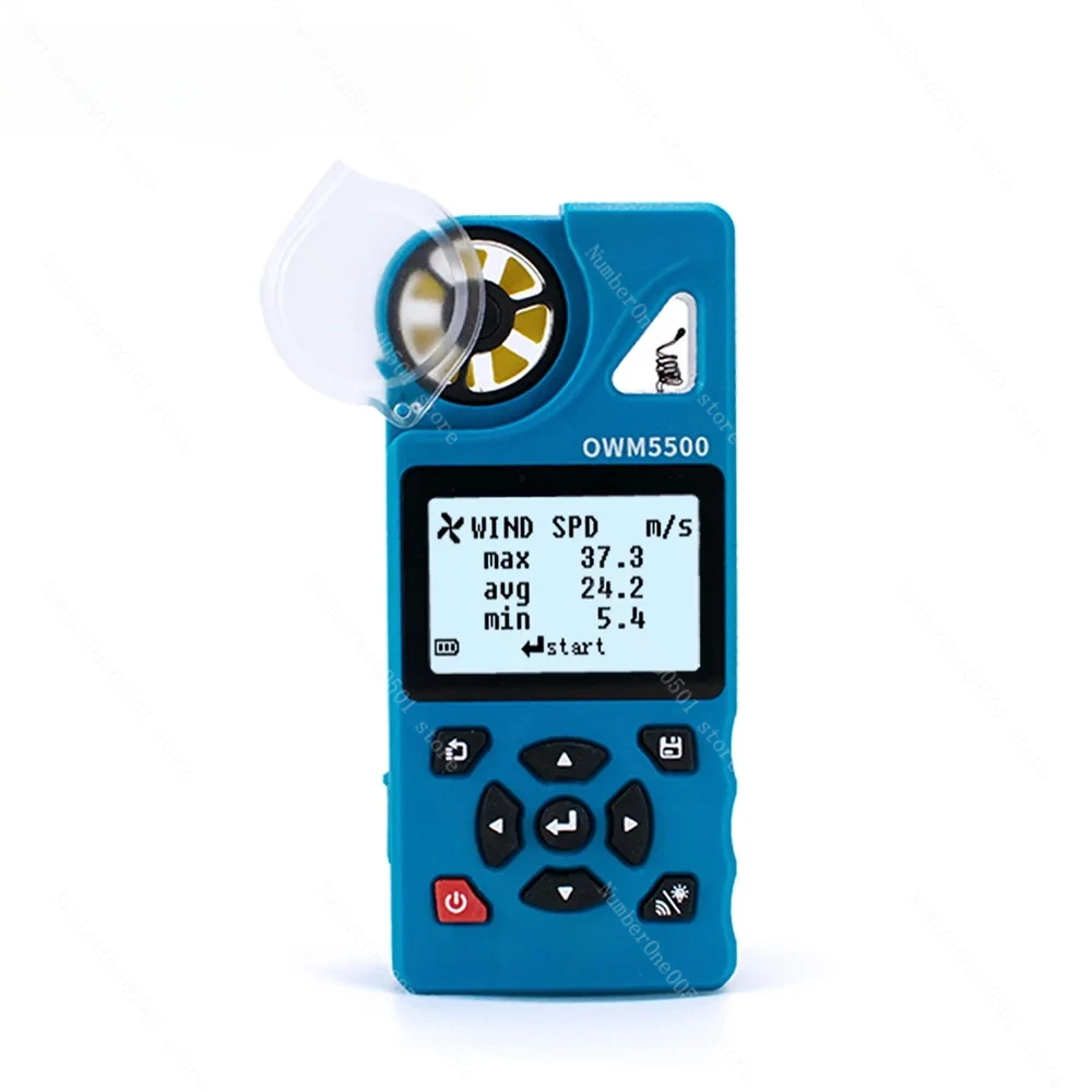 

Owon OWM5500 Digital Smart Anemometer Wind Speed Meter Humidity Tempeature 7 Kinds Measurement Device APP Remote Control