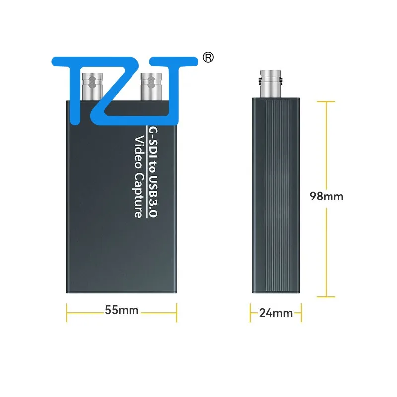 TZT LinkPi 3G-SDI to USB3.0 Audio and Video 1080P60 HD Acquisition Card Support Lossless Loop-out Compatible with LevelB