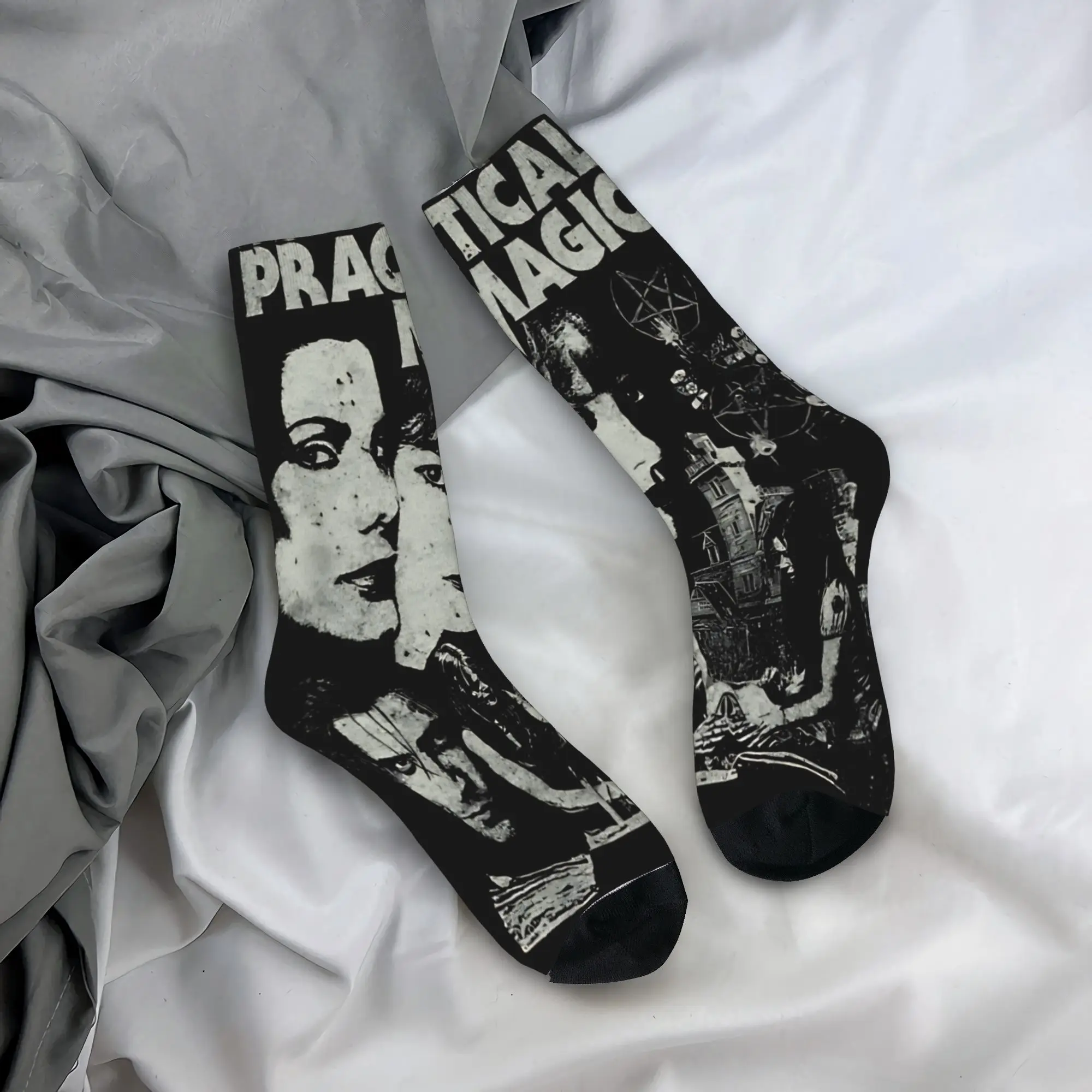 Fashion Unisex Crew Socks Practical Magic Witchcraft Witchy Occult Spellcasting Merch Super Soft  Breathable Socks