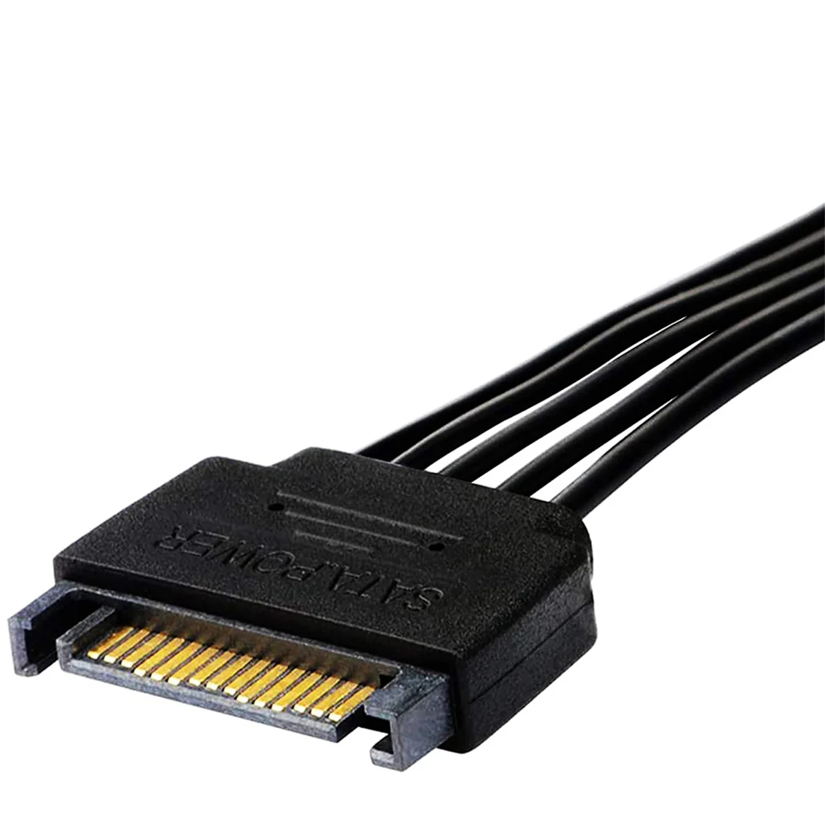 B24B 3 قطعة كابل تمديد الطاقة SATA ، 15 دبوس SATA ذكر إلى أنثى موسع كابل الطاقة محول لقرص القرص الصلب HDD ، SSD ، 30 سنتيمتر