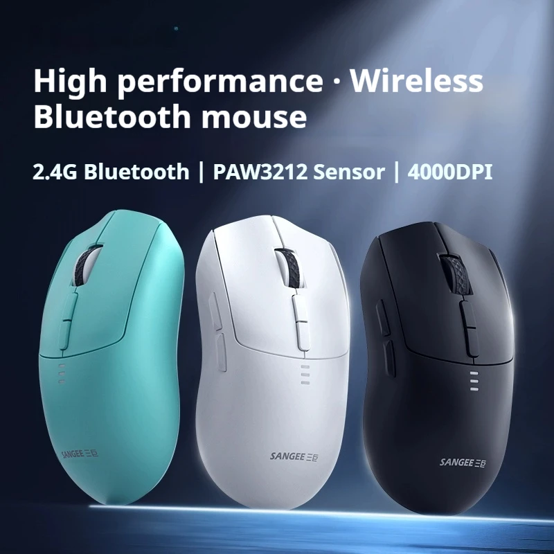 G750 Gaming 2.4g Wireless Photoelectricity Mouses Paw3212 Sensor 4000dpi Long Endurances Tablet Laptop Office Gaming Mouses