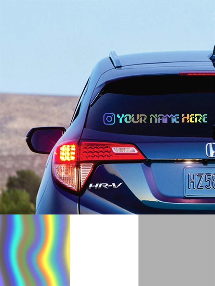 1 unidad de símbolo de cámara de 3CM de altura, pegatinas de nombre personalizadas para coche, pegatinas de pared impermeables, decoración del hogar, pegatinas de pared