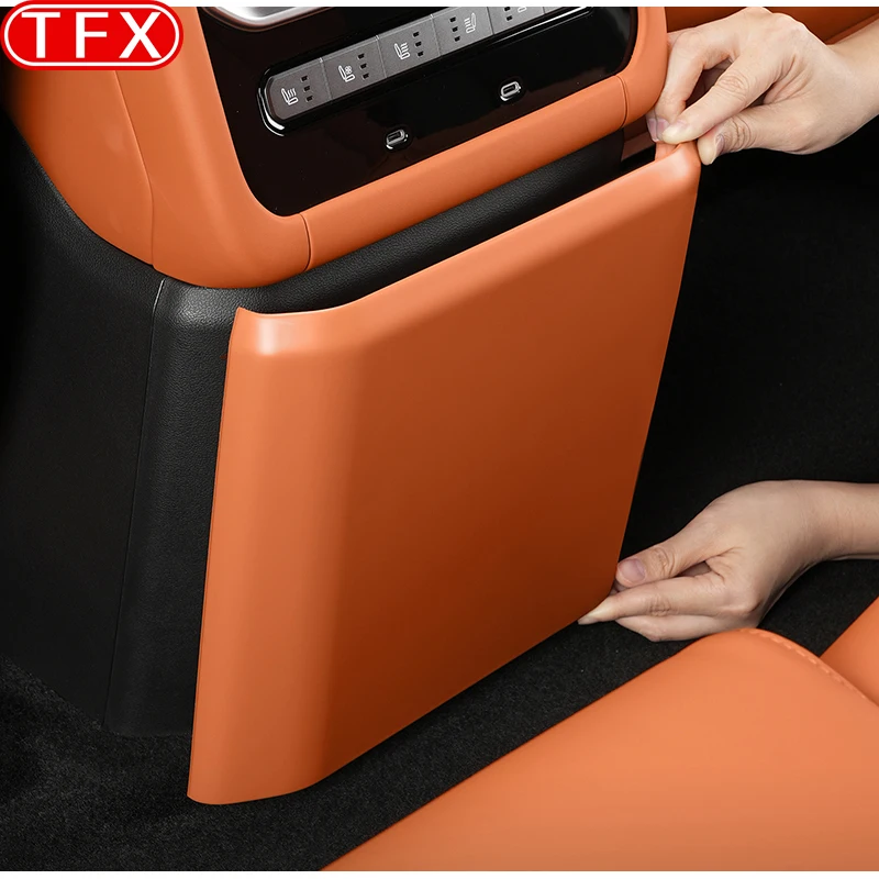 

For Jetour G700 2025 2026 Car Armrest Box Rear Anti Kick Rear Panel Anti Kick Protection Cover Interior Decoration Accessories