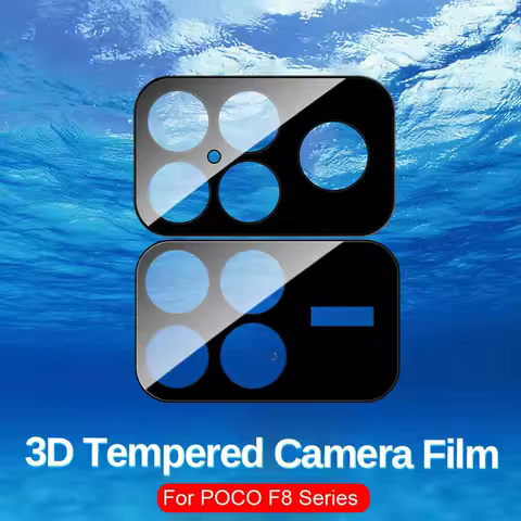 For POCO F8 Ultra 3D Lens Protector Tempered Glass Camera Film Xiaomi POCOF8 Pro Little F8Ultra F8Pro 5G Back Camera Lens Cover