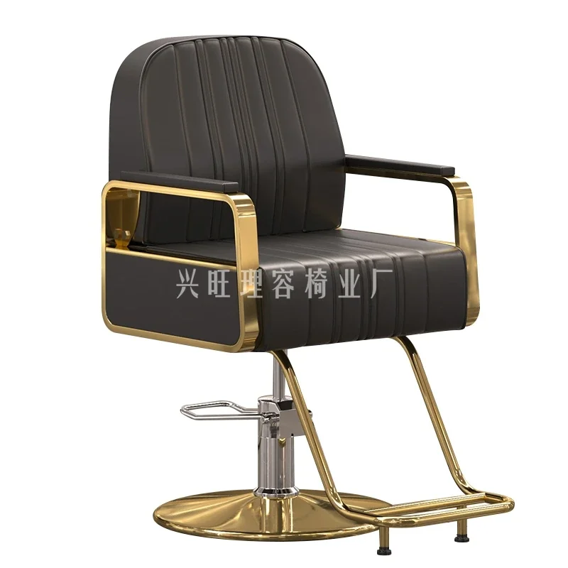 Premium Barber Chair Comfy Elegant Aesthetic Adjustable Hairdressing Chair Fashionable Luxury Silla Barbero Salon Furniture