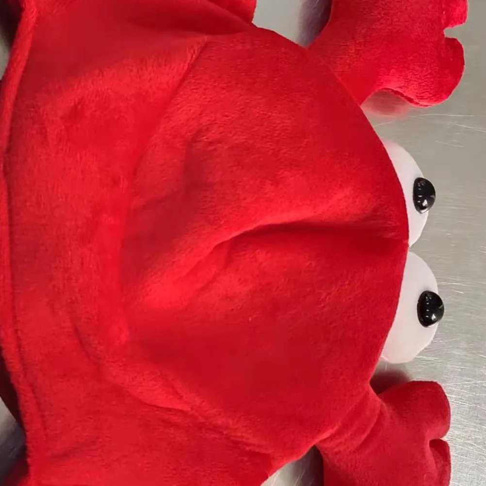 

Cute Crab Hat Funny Headwear Novelty Cosplay Accessory Soft Photo Props Winter Party Costume Crab Hat Cosplay Headwear