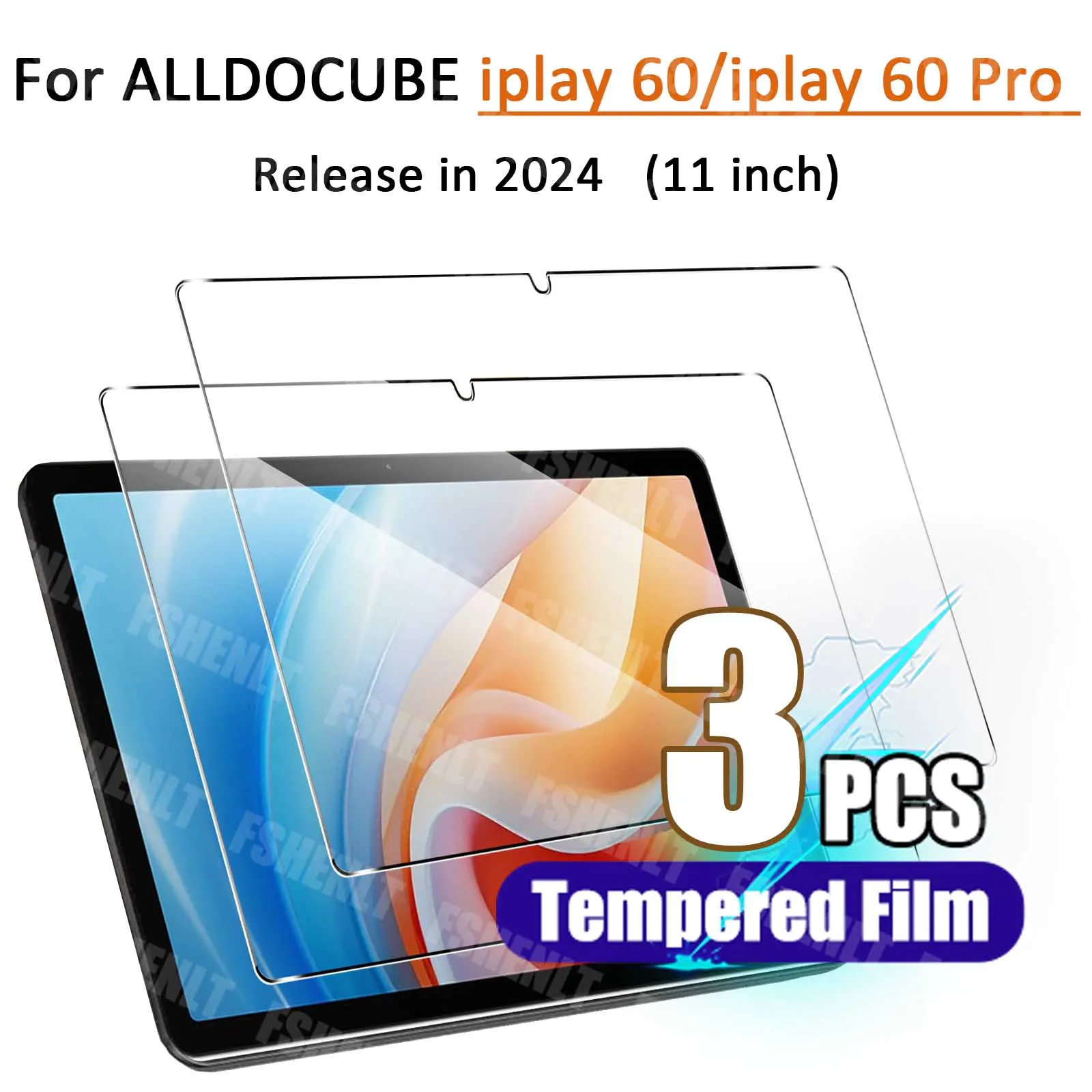

Защитная пленка для экрана ALLDOCUBE iplay 60 (2024), 11 дюймов, HD 9H, закаленное стекло высокой четкости с защитой от царапин для Alldocube iplay 60 Pro