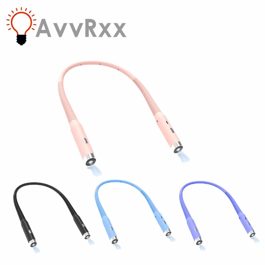 

LED Hanging Neck Reading Lamp Flexible Handsfree Portable Headband Versatile Lighting Book Lamp Hanging Neck Reading Lamp