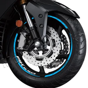 Reflektierender Motorradrad -Rollerkleber 15 -Zoll -Rand Rip Stripe Dwaterfestes wasserdichtes Wasserwasserzubehör für Kymco AK550 AK 550 8 Hauptverkäufe AK 550 Correia - №7