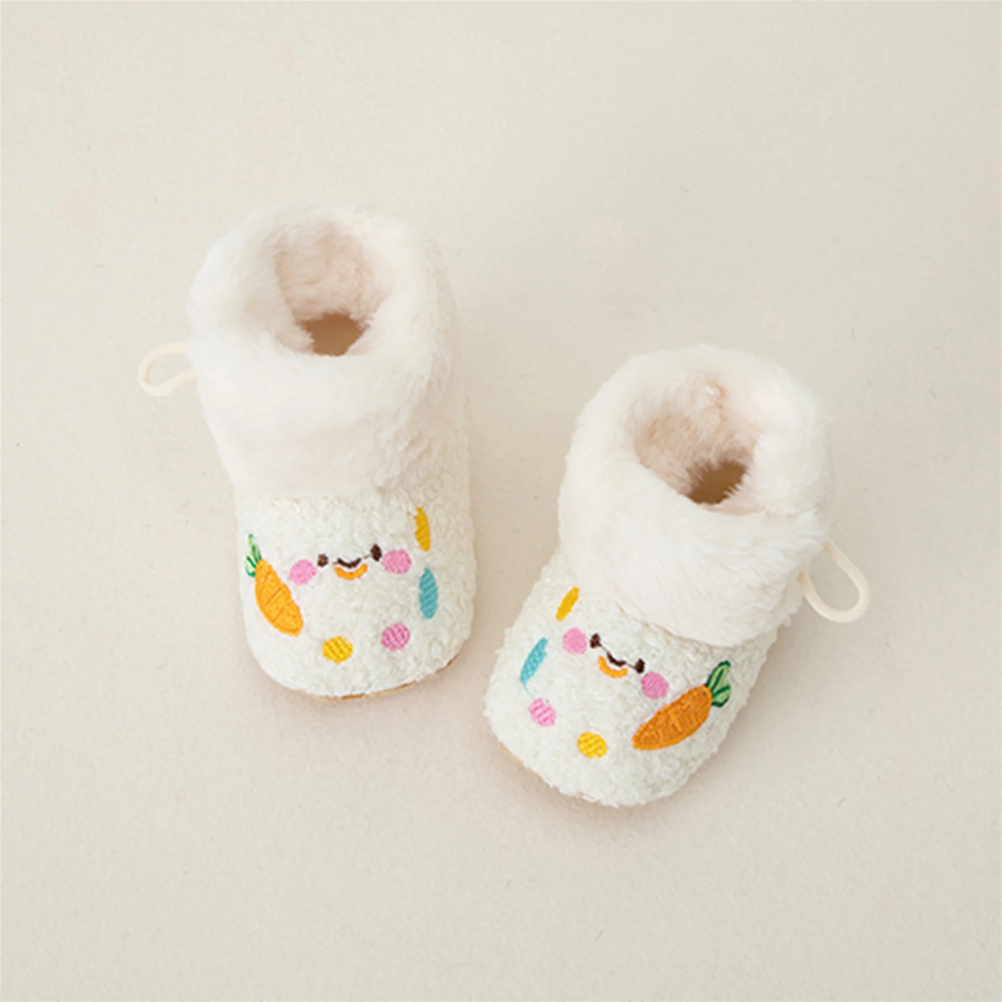 

Infant Snow Boots Cozy Soft Sole Anti-Slip Winter Shoes for Baby Girls and Boys First Walker Toddler Booties