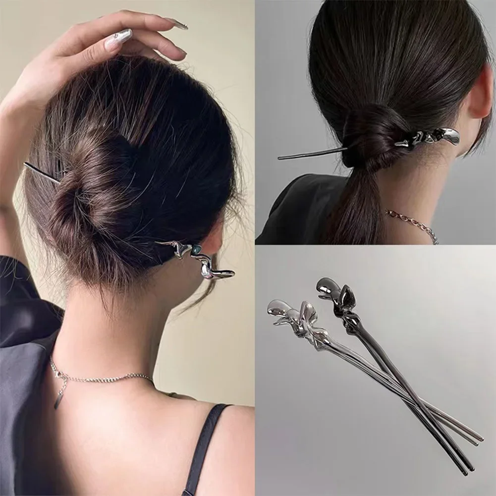 

New Chinese Style Hair Sticks Vintage Chopstick Hairpins Women Hair Clip Pin Headwear Wedding Headdress Jewelry Accessories