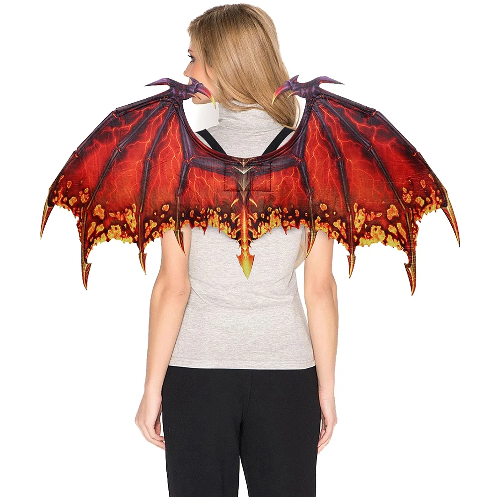 Halloween Costume Dance Props Adult Non-woven Dragon Wings