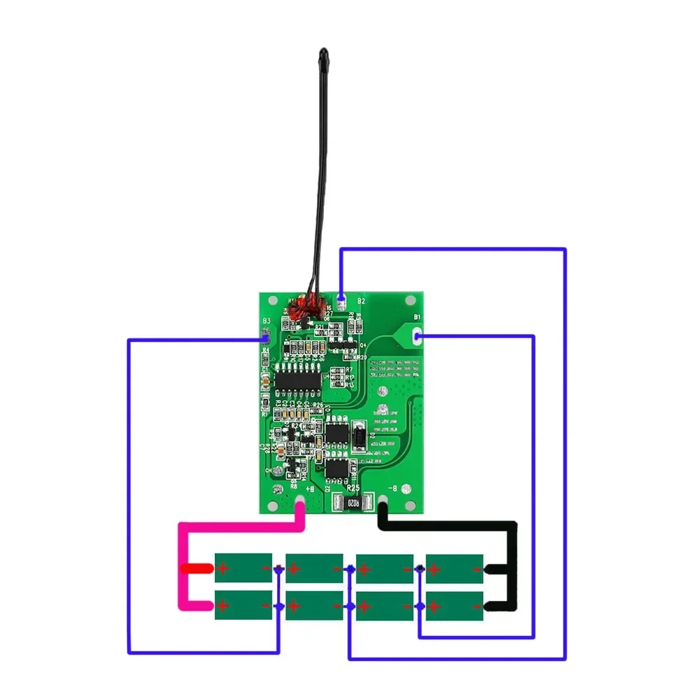 حزمة البطارية البلاستيك واقية الإسكان PCB شحن حماية لوحة دوائر كهربائية ل اي روبوت رومبا 5/6/7/8/9 سلسلة كنس الروبوتات